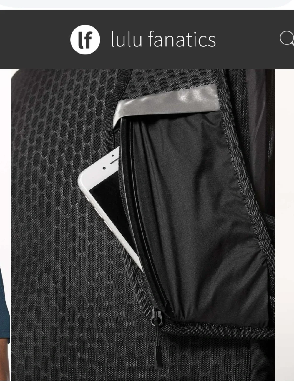 Lululemon Surge Run Backpack II 16L Black Reflective Unisex Mens Womens